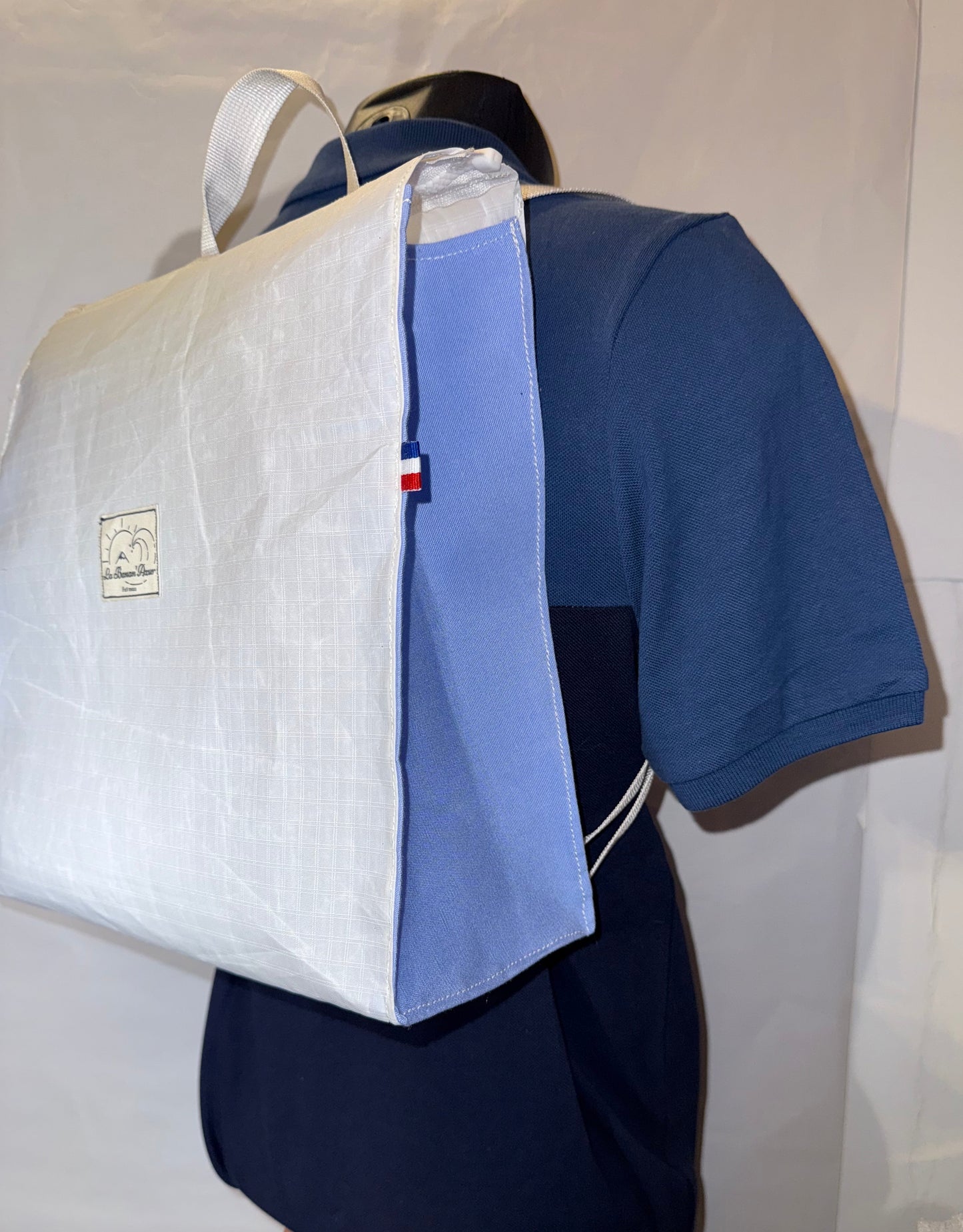 Sac à dos - Blanc et Bleu