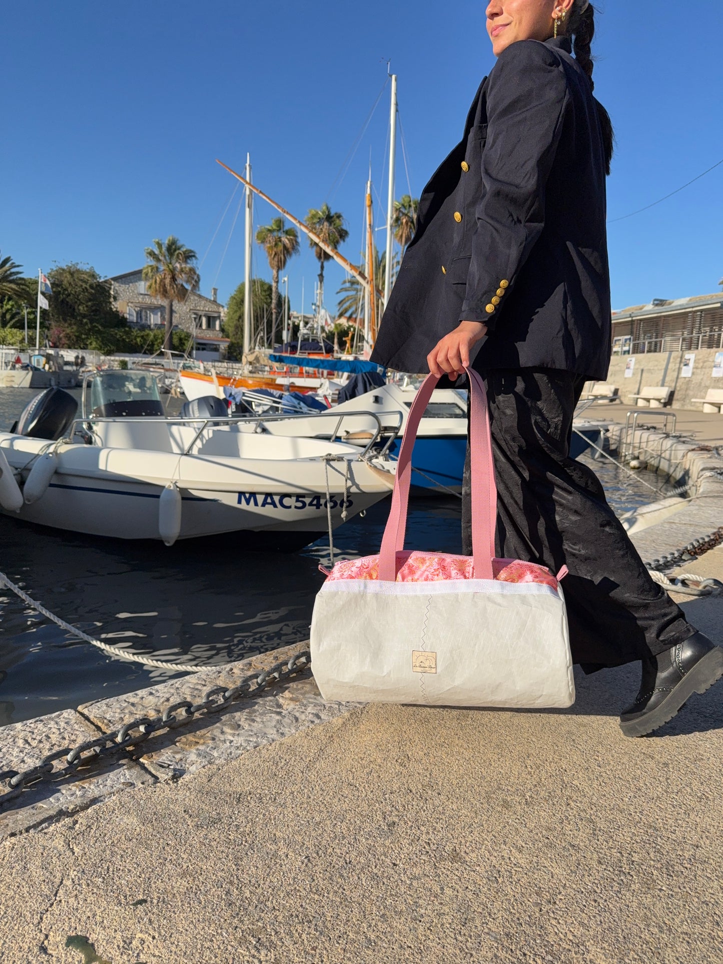 Sac polochon Rose