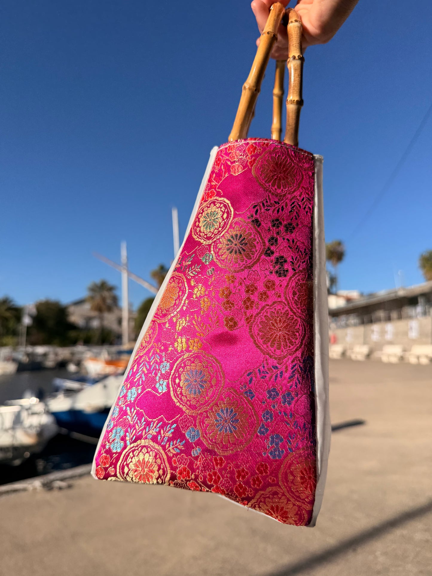Sac Bambou - Rose