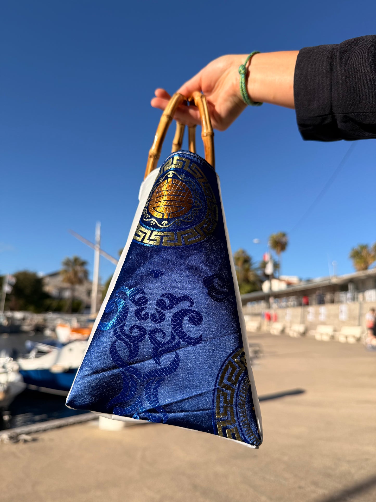 Sac Bambou - Bleu