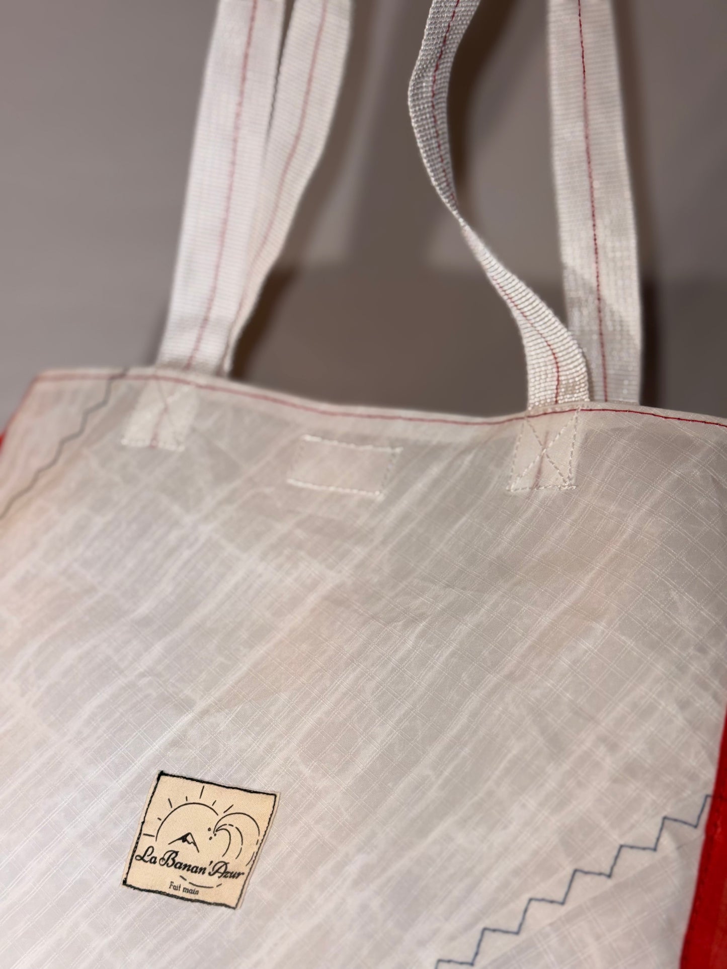 Tote Bag rouge et blanc