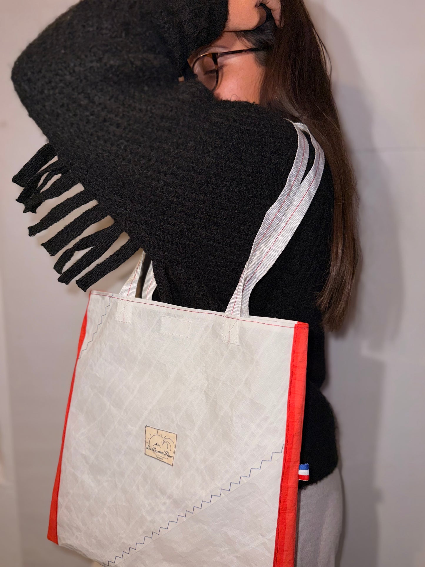 Tote Bag rouge et blanc