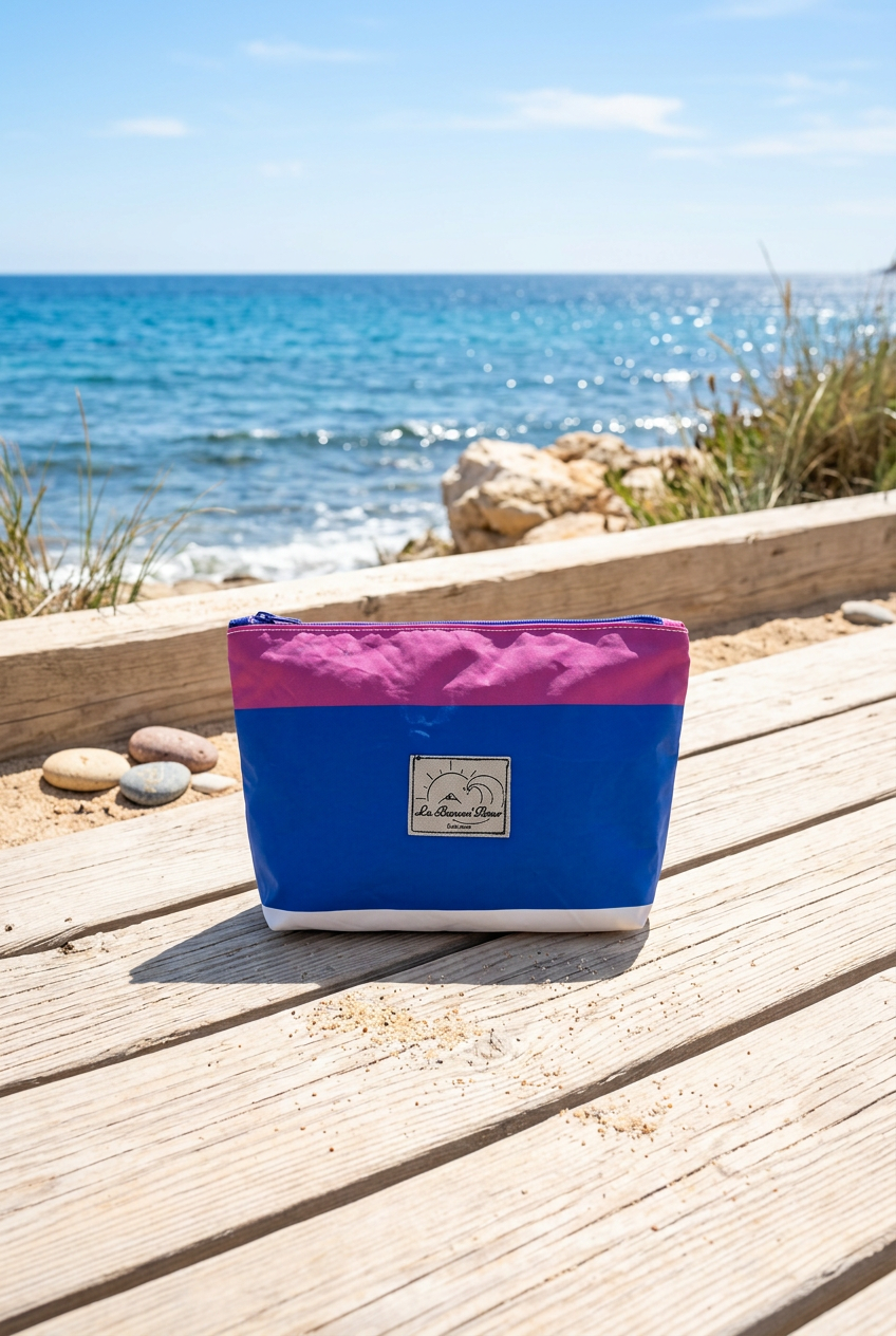 Trousse de toilette violette