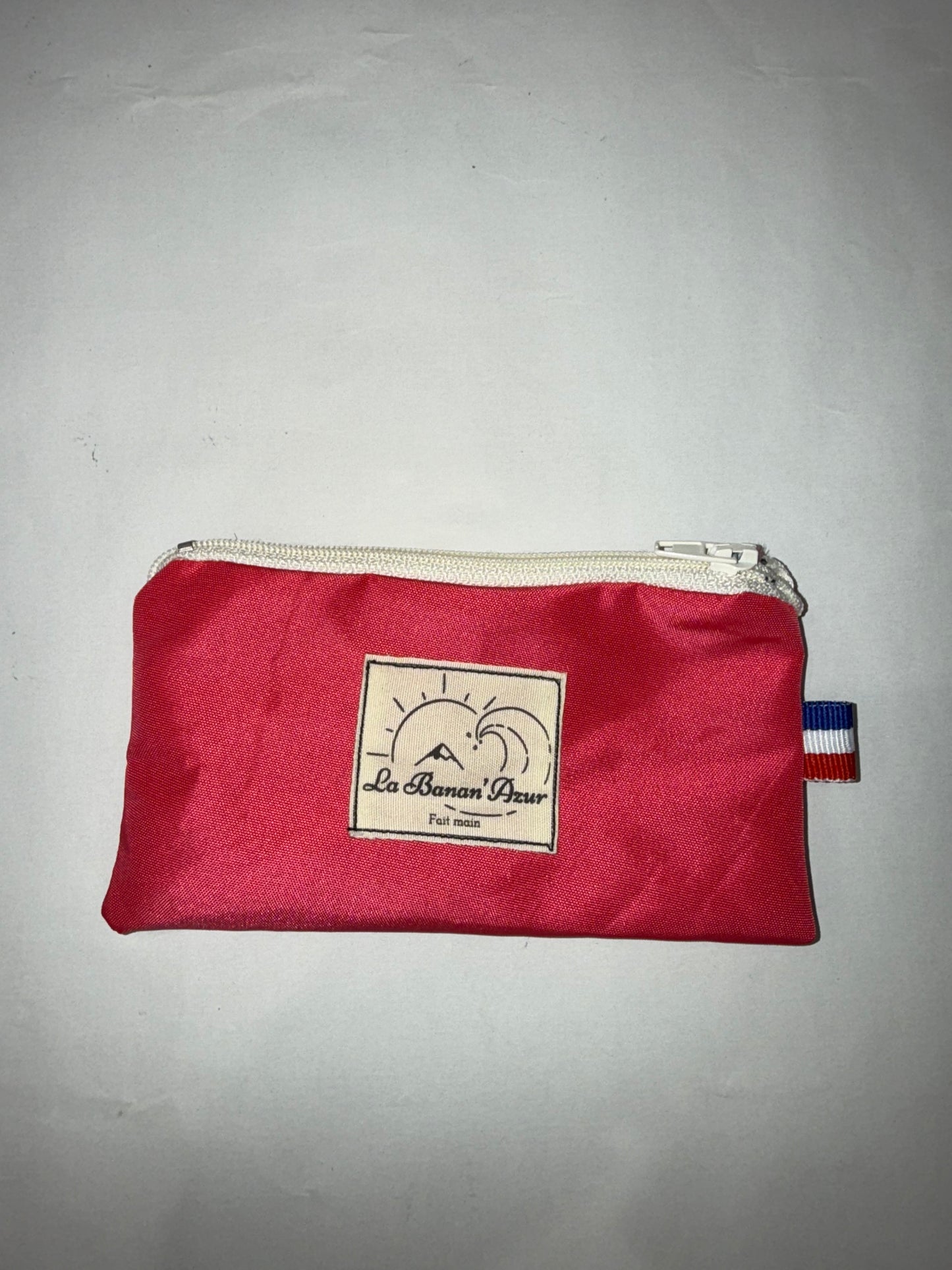 porte monnaie rouge et blanc