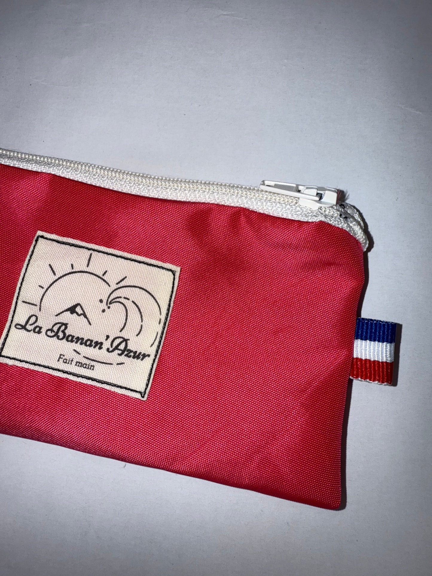 porte monnaie rouge et blanc